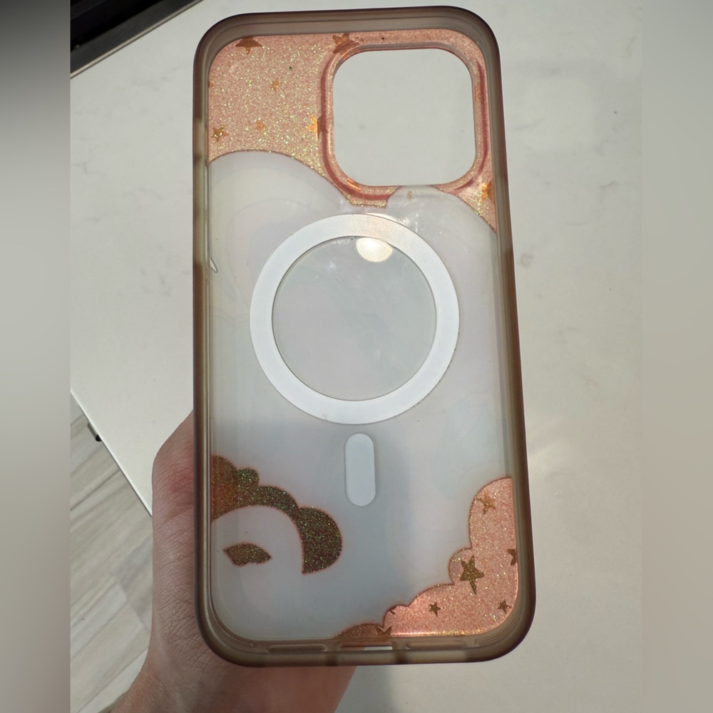 Sonix iPhone 14 Pro Max Pink and Orange Psychedelic Phone Case - Picture 3 of 3